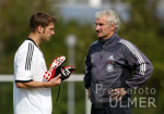 Training der Nationalmannschaft, Voeller und Frings