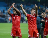 Fussball CHL  Saison 2013/2014: Schlussjubel FC Bayern Muenchen