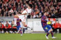 FUSSBALL  International CHL 09/10 : VfB Stuttgart -  FC Barcelona