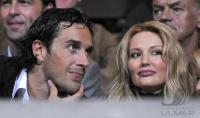 Fussball 3. Bundesliga: Luca Toni mit Freundin Marta (FC Bayern II)