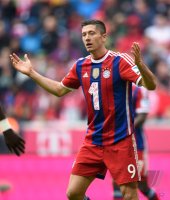 Fussball 1. Bundesliga Saison 14/15: Robert Lewandowski (FC Bayern Muenchen)