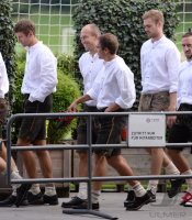 Fussball 1. Bundesliga 2013/2014:  FC Bayern Muenchen in Lederhosen