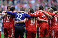 Fussball 1. Bundesliga : JUBEL  FC Bayern Muenchen