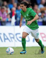 Fussball 1. Bundesliga, Testspiel: Werder Bremen, SCHMITZ am Ball