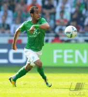Fussball 1. Bundesliga, Saison 2011/2012: Werder Bremen, WESLEY am  Ball