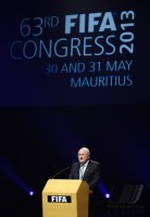 FUSSBALL 63. FIFA  Kongress auf Mauritius 2013: FIFA Praesident Joseph S. Blatter (Schweiz)