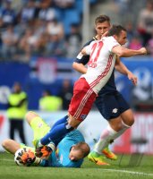 Fussball Bundesliga Saison 16/17: Hamburger SV - RB Leipzig