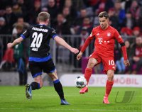 Fussball 1. Bundesliga Saison 19/20: FC Bayern Muenchen - SC Paderborn