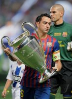 Fussball UEFA SUPER CUP 2011:  Xavi Hernandez (Barca)