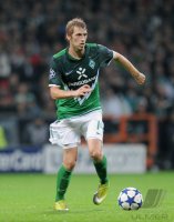 Fussball Champions League  Saison 2010/2011: Aaron Hunt (SV Werder Bremen)