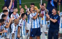 FUSSBALL WM 2022 Finale: Argentinien - Frankreich