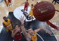 Basketball 1. Bundesliga 2012/2013 Testspiel:  Walter Tigers Tuebingen - FC Bayern Muenchen