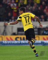 Fussball 1. Bundesliga Saison 14/15: JUBEL Pierre-Emerick Aubameyang (Borussia Dortmund)