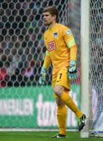 Fussball, 1. Bundesliga  Saison 2014/2015: Werder Bremen - Hertha BSC Berlin