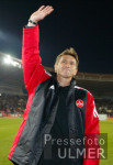 Fussball 1. Bundesliga: Stuttgart - Nuernberg, AUGENTHALER jubelt