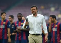 FUSSBALL International 2014/2015: Trainer Luis Enrique (Barca)