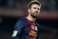 FUSSBALL Primera Division/Super Cup 2012: Gerard Pique (Barca)