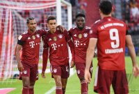 Fussball 1. Bundesliga Saison 21/22: FC Bayern Muenchen -  1. FC Koeln