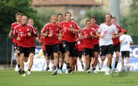 Fussball 1. Bundesliga Saison   2011/2012 :  Arjen Robben , Anatoliy Tymoshchuk, Holger Badstuber , Philipp Lahm