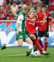 Fussball 1. Bundesliga: Leverkusen - Wolfsburg