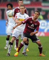 Fussball 1. Bundesliga, Saison 2011/2012:  1. FC Nuernberg - Borussia Moenchengladbach