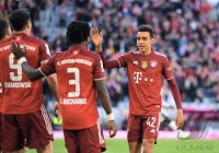 Fussball 1. Bundesliga Saison 21/22: FC Bayern Muenchen -  TSG 1899 Hoffenheim