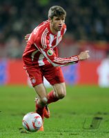 Fussball: DFB Pokal  Saison 2010/2011, Viertelfinale: Bayern, MUELLER