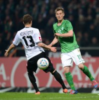 Fussball 1. Bundesliga  Saison 11/12: SV Werder Bremen - Borussia Moenchengladbach