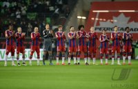 Fussball, 1. Bundesliga  Saison 2014/2015: VfL Wolfsburg - FC Bayern Muenchen
