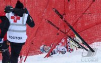 Ski Alpin Kitzbuehel 2016 Abfahrt Sturz Georg Streitberger (AUT)