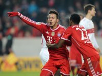 Fussball  1. Bundesliga  13/14: JUBEL Thiago Alcantara (FC Bayern Muenchen)