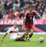 Fussball 1. Bundesliga Saison 14/15: FC Bayern Muenchen - VfB Stuttgart