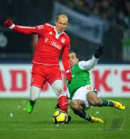 FUSSBALL, 1. BUNDESLIGA, 19. Spieltag: Bremen - Bayern