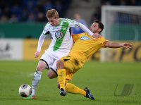 Fussball DFB Pokal Viertelfinale 13/14: TSG 1899 Hoffenheim - VfL Wolfsburg