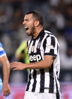 Fussball Supercoppa Italia Finale 2014 in Doha: Carlos Tevez (Juventus Turin)