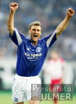 Fussball Uefa-Cup, Schalke - Metalurgs, JUBEL SAND