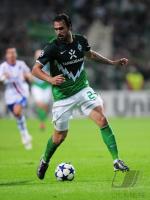 Fussball: Champions League Play-Offs 1011:  Hugo Almeida (SV Werder Bremen)