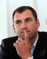 Fussball 3. Bundesliga :  Manager Markus Gruenberger (SpVgg Unterhaching)