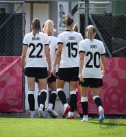 Fussball International Euro 2025,
Mannschaftsfoto Deutsche Frauen Nationalmannschaft
