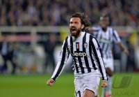 Fussball Europa League Saison 2013/2014: JUBEL Andrea Pirlo (Juventus Turin)