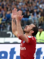 Fussball, 1. Bundesliga  Saison 2014/2015 Relegation: Karlsruher SC - Hamburger SV