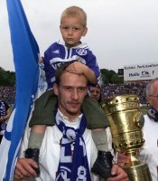 Fussball DFB  Pokalfinale 2000/2001: FC Schalke 04 - Union Berlin