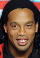 FUSSBALL INTERNATIONAL: AC Mailand - Lazio Rom, RONALDINHO