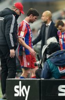 Fussball 1. Bundesliga Saison 14/15: Laser Show in der Allianz Arena