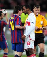 FUSSBALL  International CHL 09/10 : VfB Stuttgart -  FC Barcelona