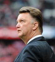 Fussball 1. Bundesliga : Trainer Louis van Gaal (FC Bayern Muenchen)