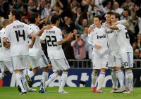 Fussball Champions League  Saison 2010/2011: JUBEL Real Madrid