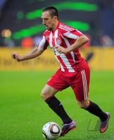 Fussball: DFB Pokal Finale: FC Bayern Muenchen, RIBERY am Ball