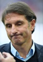 Fussball, 1. Bundesliga  Saison 2014/2015 Relegation: Karlsruher SC - Hamburger SV