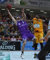 Basketball 1. Bundesliga 14/15 Hauptrunde:  Walter Tigers Tuebingen - BG Goettingen